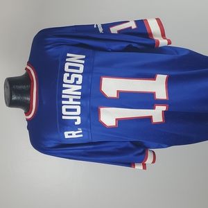 Vintage Puma Rob Johnson Buffalo Bills # 11 Jersey Mesh Blue size XL